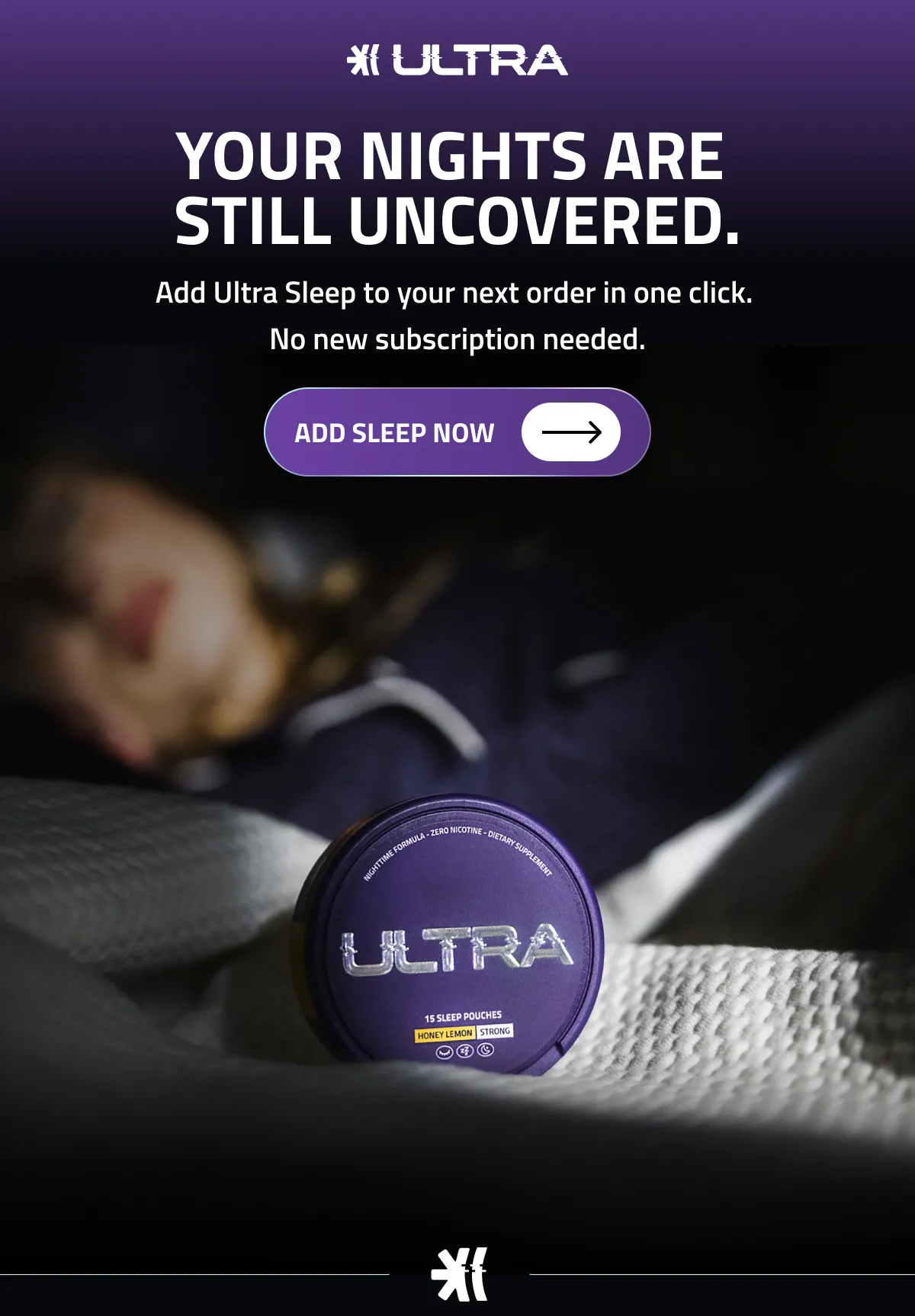 Ultra's Klaviyo email, sent with Zaymo's Inbox Booster